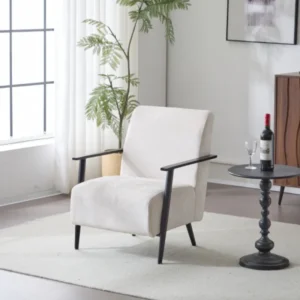 Lounge Chair With Polyester Upholstery